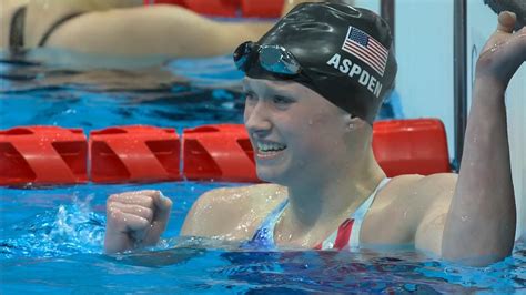 American Hannah Aspden Wins First Gold In 100m Backstroke S9 Nbc Olympics