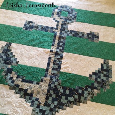 Anchors Aweigh Quilt Pattern By Tula Pink Made By Kristen Quilted