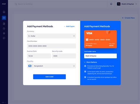 Add Payment Method Popup Pop Up Ads Form Design Web