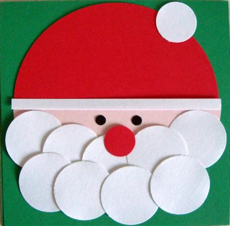 DIY Christmas Card Kit Santa