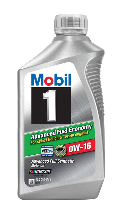 Mobil 1 Advanced Fuel Economy Full Synthetic Motor Oil 0w 16 1 Quart