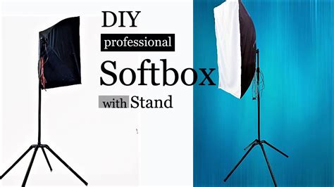 Diy Softbox How To Make Professional Soft Box Light With Stand At Home Youtube