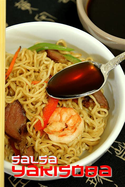 Salsa Yakisoba (con imágenes) | Comida, Comida asiatica ...