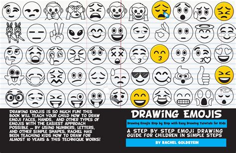 How To Draw Emojis Book For Kids How To Draw Step By Step Drawing