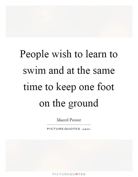 People Wish To Learn To Swim And At The Same Time To Keep One