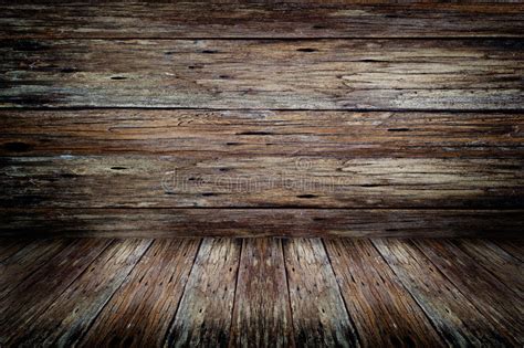 Old Dark Wood Rotten Wall And Floor Texture Stock Image Image Of