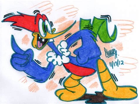 The Original Woody Woodpecker By Eeyorbstudios On Deviantart Woody