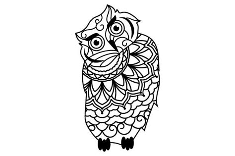 Download Owl (mandala Style) (SVG Cut file) by Creative Fabrica ...