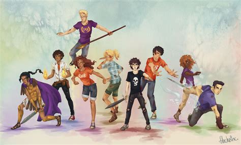 Heroes Of Olympus Squad By Flockeinc On Deviantart