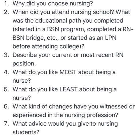 Solved 1 Why Did You Choose Nursing 2 When Did You Attend