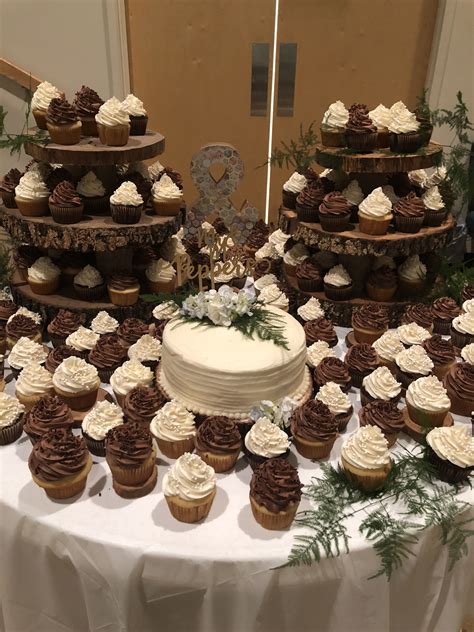 Cindy has over 10 years experience as a recipe blogger and was a contributor at bettycrocker.com. Chocolate and vanilla wedding cupcakes! | Wedding cakes, Cupcake cakes, Wedding cupcakes
