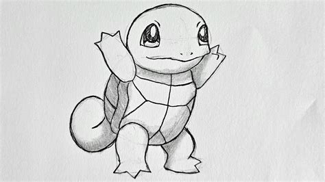 How To Draw Squirtle Water Type Pokémon Step By Step Tutorial For