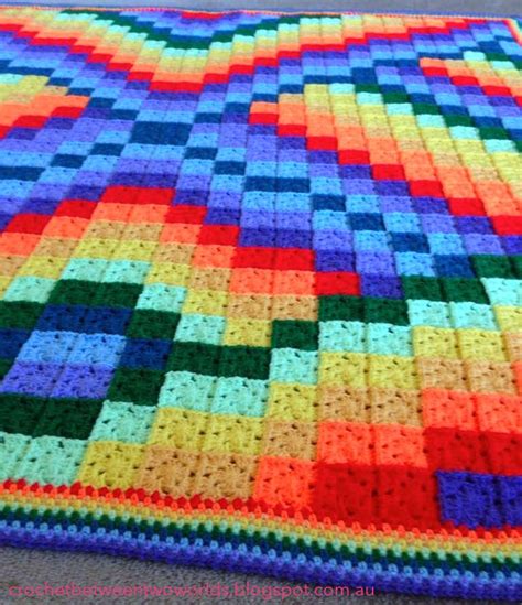 Crochet Between Worlds Pattern Twist And Turn Bargello Afghan
