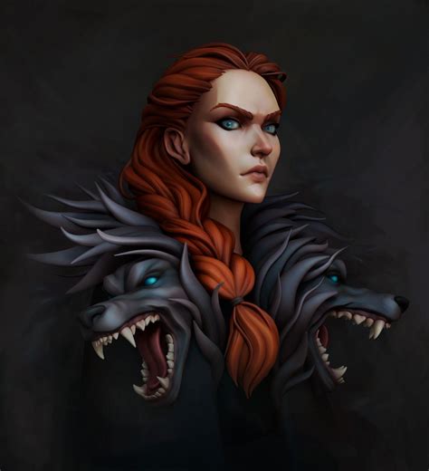 Winter Is Here Sansa Stark Ksenia Shumikhina On Artstation At