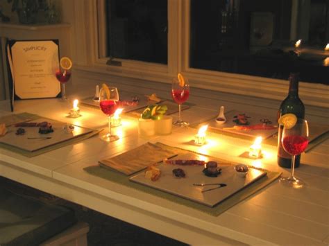 So when you're thinking of romantic ideas for him, it helps to think about his particular likes and. Candlelight Dinner at Home | 10 Cheap Date Ideas Which You ...