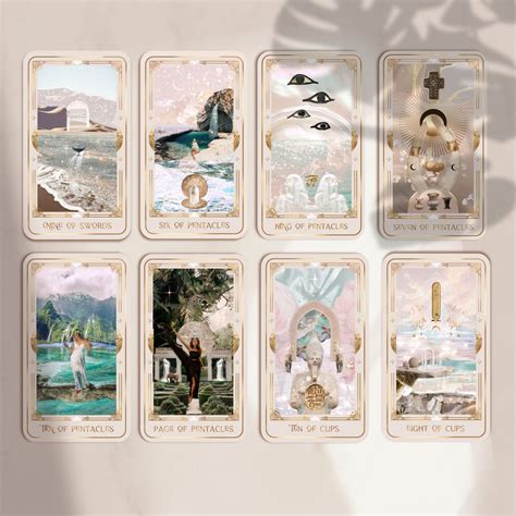 Stardust Tarot Deck 78 Cards Moon Goddess Gold Gilt Edges Etsy