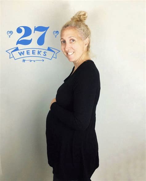 27 Weeks Pregnant Belly Janes Update Stylish Life For Moms