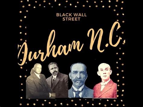 Victor gordon, a durham city official, audited the class. The First Black Wall Street {Durham, NC} - YouTube