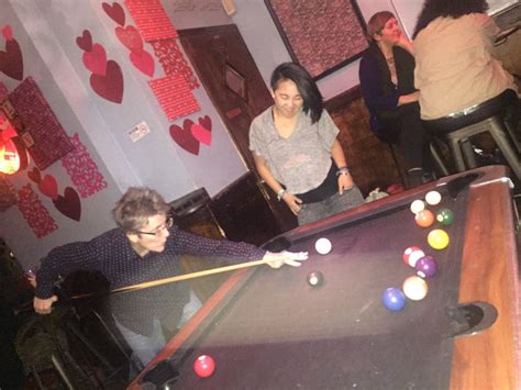 Lesbian And A Pool Table