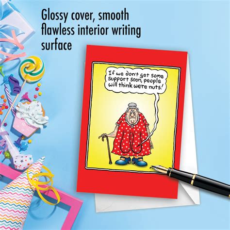 Saggy Boob Funny Birthday Greeting Card For Women
