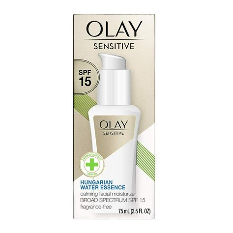 Olay Sensitive With Sunscreen Spf 15 Fragrance Free 25 Fl Oz