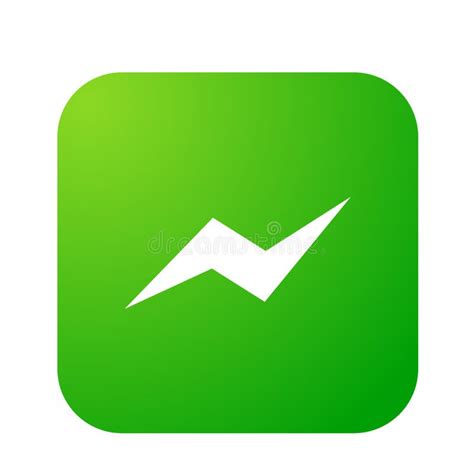 Messenger Facebook Logo Icon Social Media Icon In Green Vector Element