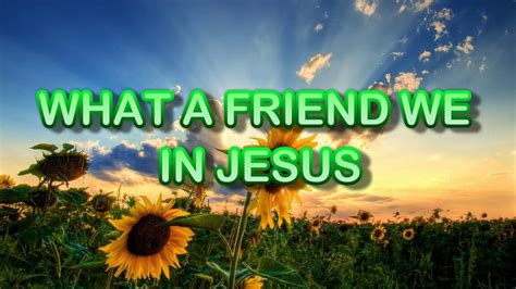 What A Friend We Have In Jesus Reformation Hymnal Hymn 512 Acordes