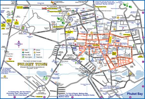 Find information about weather, road conditions, routes with driving directions, places and things to do. Phuket Town Map - Phuket Thailand • mappery