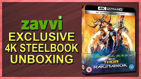 Thor Ragnarok Zavvi Exclusive Lenticular Edition 4k2d Blu Ray