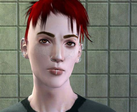 My Sims 3 Blog Multiple Facial Piercings For Males And Females