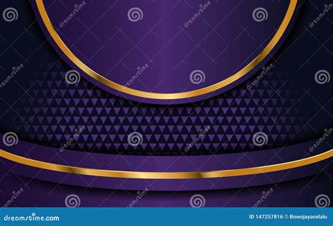 Luxury Purple Background With Overlap Layer Stock Vector Illustration