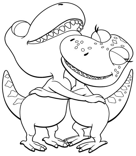 Coloring Pages Dinosaur Train