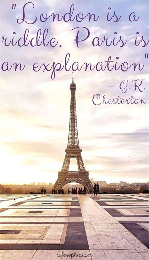 Paris Is Always A Good Idea 10 Quotes About Paris Solosophie