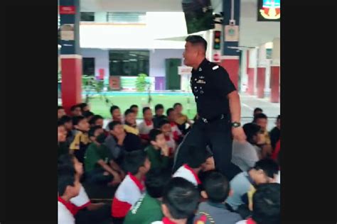Sayang Each Other Unity Cop Urges Kids