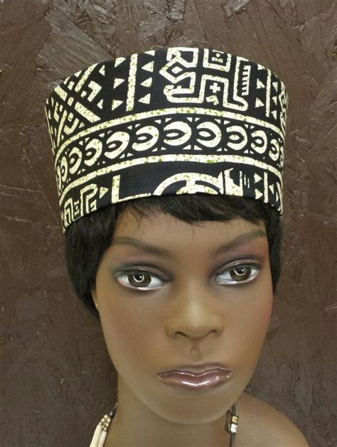 African Print Hat Kufi Unisex 100 Cotton All Sizesfree Shipping By Africaqueenbe On Etsy