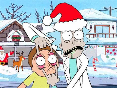 Rick And Morty Christmas Wallpaper
