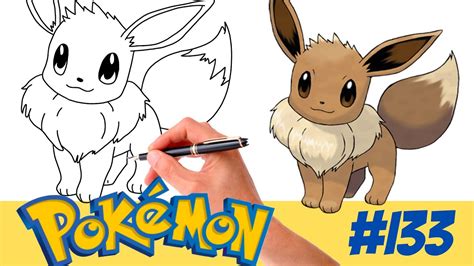 Cómo dibujar EEVEE POKEMON 133 FÁCIL Generación 1 YouTube