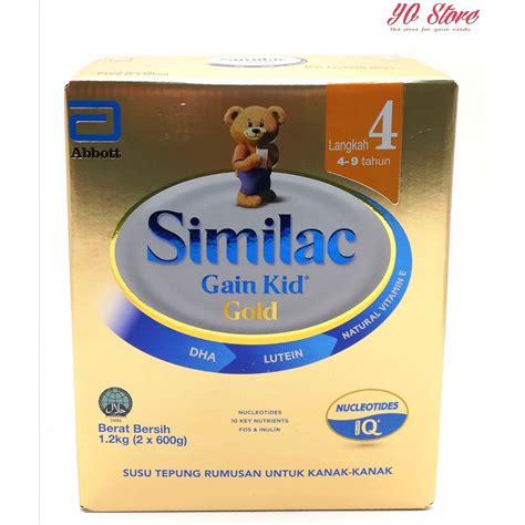 Similac® advance® provides your baby with nutrition beyond dha. Abbott Similac Gain Kid Gold Step 4 1.2kg | Shopee Malaysia