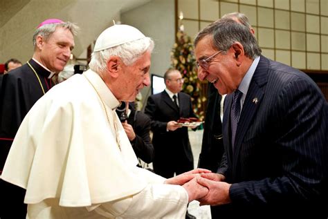 Panetta At Vatican Says Pope Thanks Him For Service The New York Times