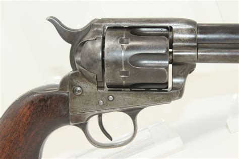 Us Colt Cavalry Model Single Action Army Revolver Candr Antique015