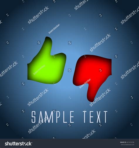 Finger Finger Down Stock Vector (Royalty Free) 421410196 | Shutterstock