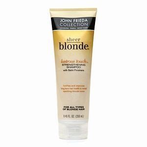 If you are looking for an everyday shampoo to gently cleanse dyed blonde hair, leaving it bright, healthy and in prime condition, this schwarzkopf blondme shampoo is a must have for your salon. John Frieda Sheer Blonde Shampoo Reviews - Viewpoints.com