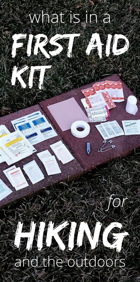Outdoor First Aid Kit List Wilderness Essentials For Hiking Camping