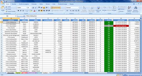 Formatos De Inventarios Para Almacen Excel Inventario Y Stock En Excel The Best Porn