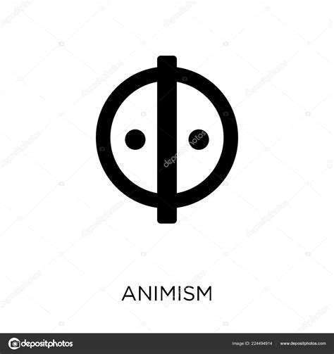 Animism Icon Animism Symbol Design Religion Collection Simple Element