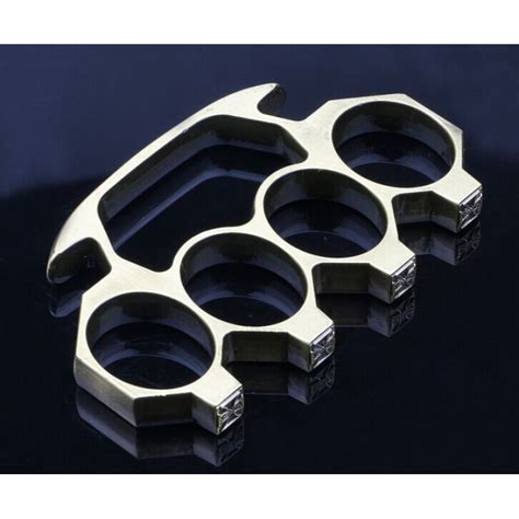 Shining Real Brass Knuckles Chrome Knuckle Dusters