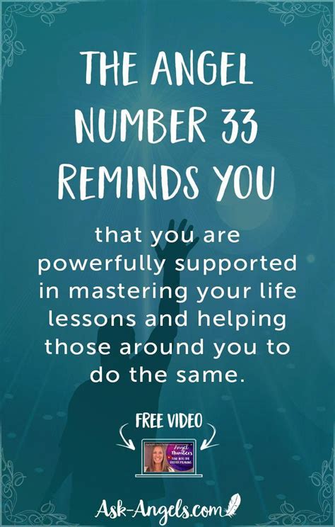 The Angel Number 33 Reminds You That You Are Powerfully Supported In