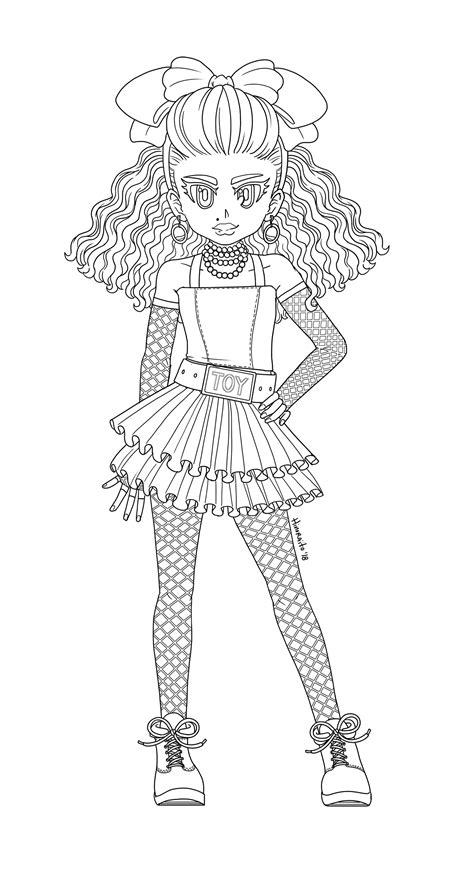 80s Bb Lol Surprise Coloring Page By Hinoraito On Deviantart