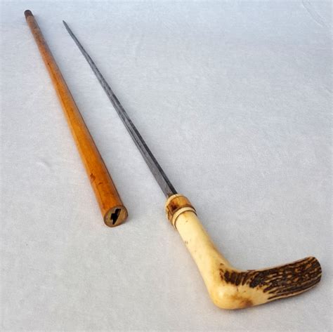 Antique Sword Cane Toledo Blade Late Nineteenth