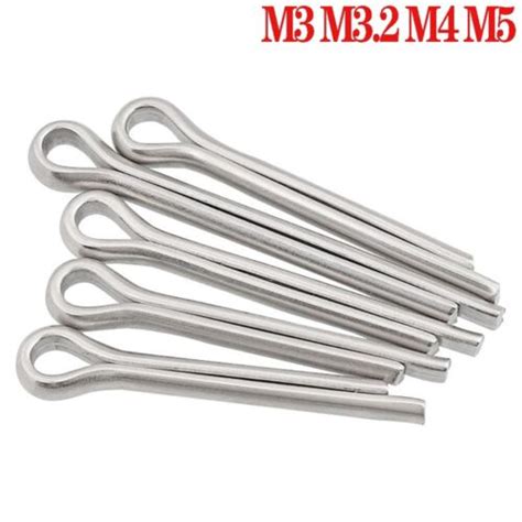Cotter Split Pins M3 M32 M4 M5 A2304 Stainless Steel Din 94 Clevis